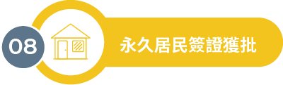 永久居民簽證獲批