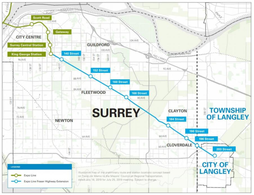 Surrey-to-Langley SkyTrain