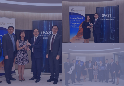 Winner of the iFAST Wealth Advisers Awards 2020